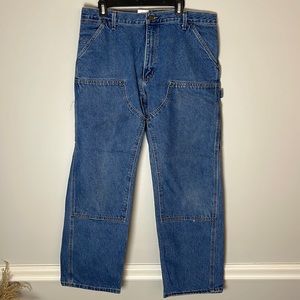 NWOT Carhartt Double Knee Mens Work Pants B73 DST Reinforced Jeans Size 38 x 30